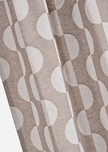 Rideau en coton à motif graphique (1 pce), bonprix