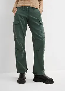 Pantalon cargo 100% coton, bonprix