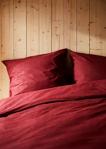 Parure de lit aspect lin, bonprix