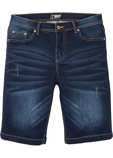 Bermuda confortable en jean et molleton, Regular, bonprix
