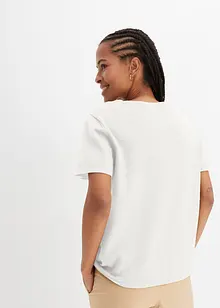 T-shirt en maille en coton, bonprix
