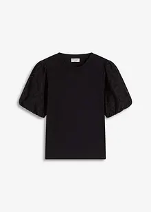 T-shirt à manches en dentelle, bonprix