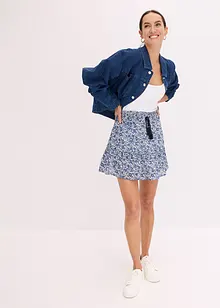 Mini-jupe bohème en coton léger, bonprix