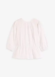 Blouse à manches bouffantes et dos original, bonprix