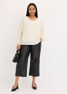 Tunique en crêpe avec strass, bonprix