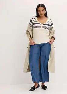 Pull en fine maille avec boutons décoratifs, bonprix