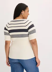 Pull en fine maille avec boutons décoratifs, bonprix