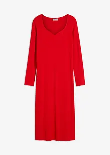 Robe midi côtelée, bonprix
