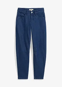 Jean barrel taille mi-haute, bonprix
