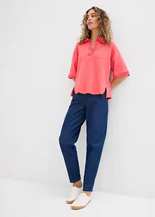 Jean barrel taille mi-haute, bonprix