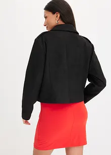 Veste cropped en suédine, bonprix