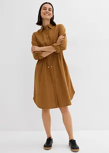 Robe-chemise en lin et coton, bonprix