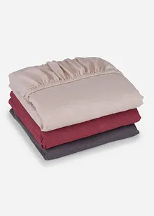 Drap-housse en jersey chiné, bonprix