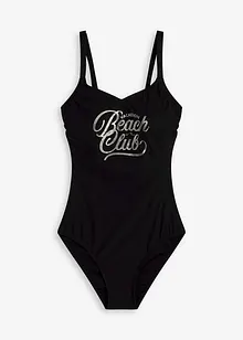 Maillot 1 pièce sculptant, maintien léger, bonprix