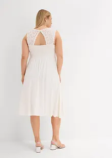 Robe de grossesse en jersey avec empiècement dentelle, bonprix