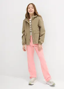 Veste en twill avec poches plaquées et capuche, bonprix