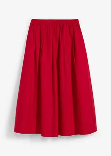 Jupe midi 100% coton, bonprix