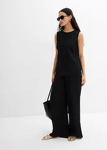 Top en viscose effet froissé, bonprix