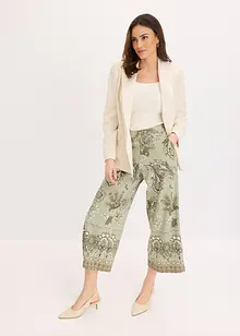 Pantalon en jersey à imprimé paisley, bonprix