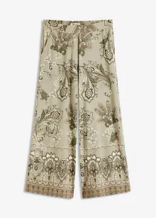 Pantalon en jersey à imprimé paisley, bonprix