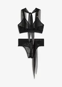 Soutien-gorge bralette et slip taille haute échancré (ens. 2 pces), VENUS