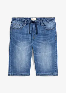 Bermuda léger en jean et molleton, Regular, bonprix