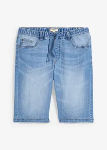 Bermuda léger en jean et molleton, Regular, bonprix