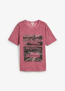T-shirt aspect délavé en coton, bonprix