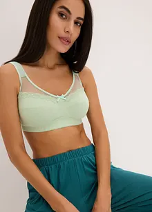 Soutien-gorge coton grand maintien sans armatures, bonprix