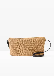Sac en paille à bandoulière, bonprix