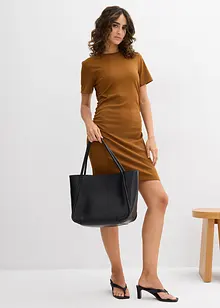 Robe froncée en jersey, bonprix