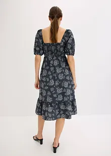 Robe midi à manches bouffantes, bonprix