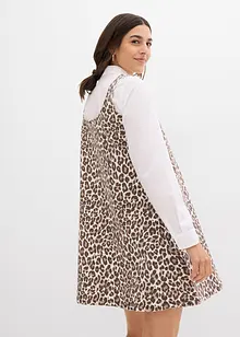 Robe courte en coton extensible, bonprix