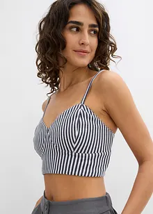 Lot de 2 crop tops 100% coton, bonprix
