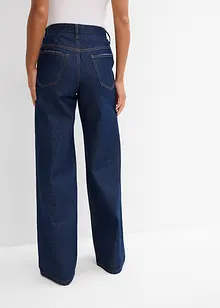 Jean large, taille mi-haute, peu extensible, bonprix