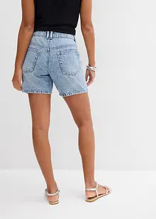 Bermuda en jean taille mi-haute, peu extensible, bonprix