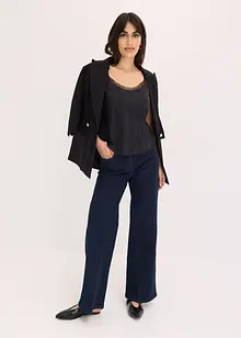 Top avec broderies anglaises, bonprix