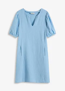 Robe courte en gaze de coton, bonprix
