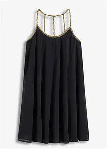 Robe en crêpe avec un dos original, bonprix