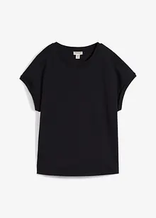 T-shirt plus long derrière en jersey coton épais, bonprix
