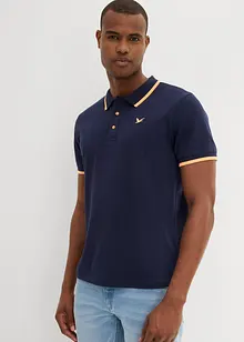 Lot de 2 polos en maille piquée, 100% coton, bonprix