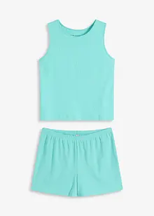 Pyjashort en coton côtelé, bonprix
