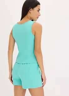 Pyjashort en coton côtelé, bonprix