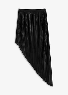 Jupe plissée en satin brillant, bonprix