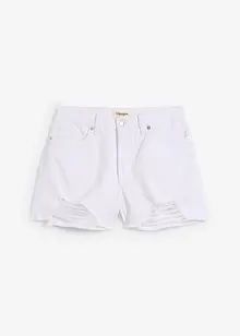 Short taille haute en twill, bonprix