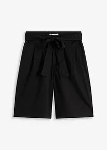 Short en twill avec ceinture à nouer, bonprix