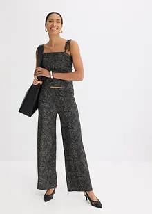Pantalon en jersey crêpe, bonprix
