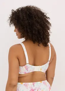 Soutien-gorge minimiseur à armatures avec broderies imprimées, bonprix