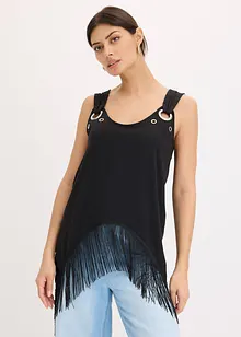 Top à franges, bonprix