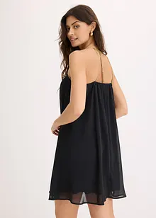 Robe en crêpe avec un dos original, bonprix